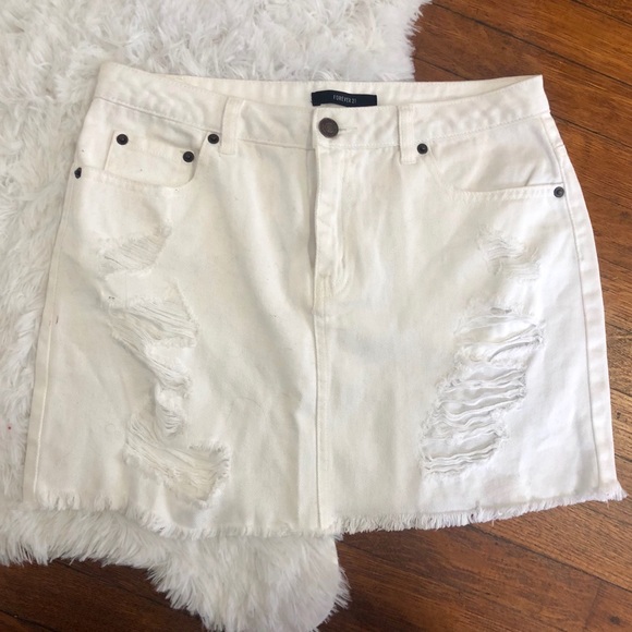 Forever 21 Dresses & Skirts - Forever 21 Jean Skirt